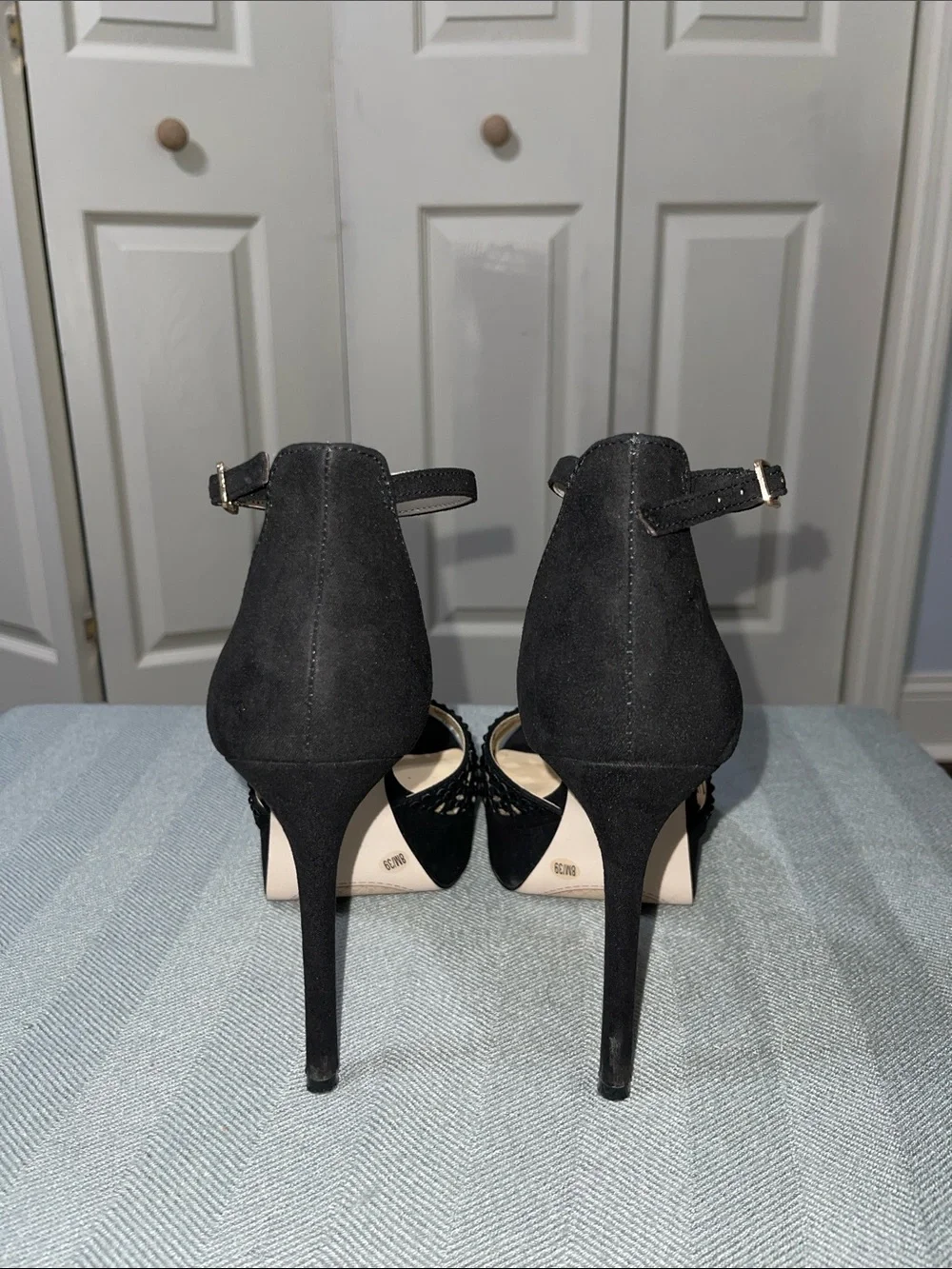 Jessica Simpson Soraia 2 black platform heels sandals